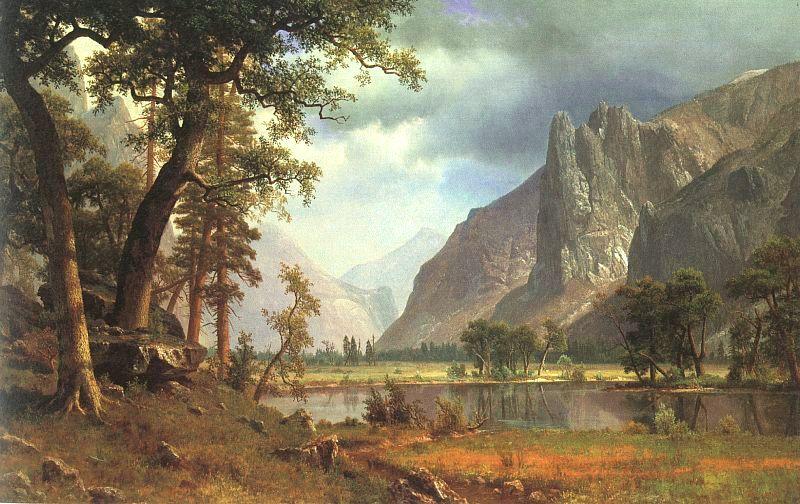 Albert Bierstadt Yosemite Valley France oil painting art